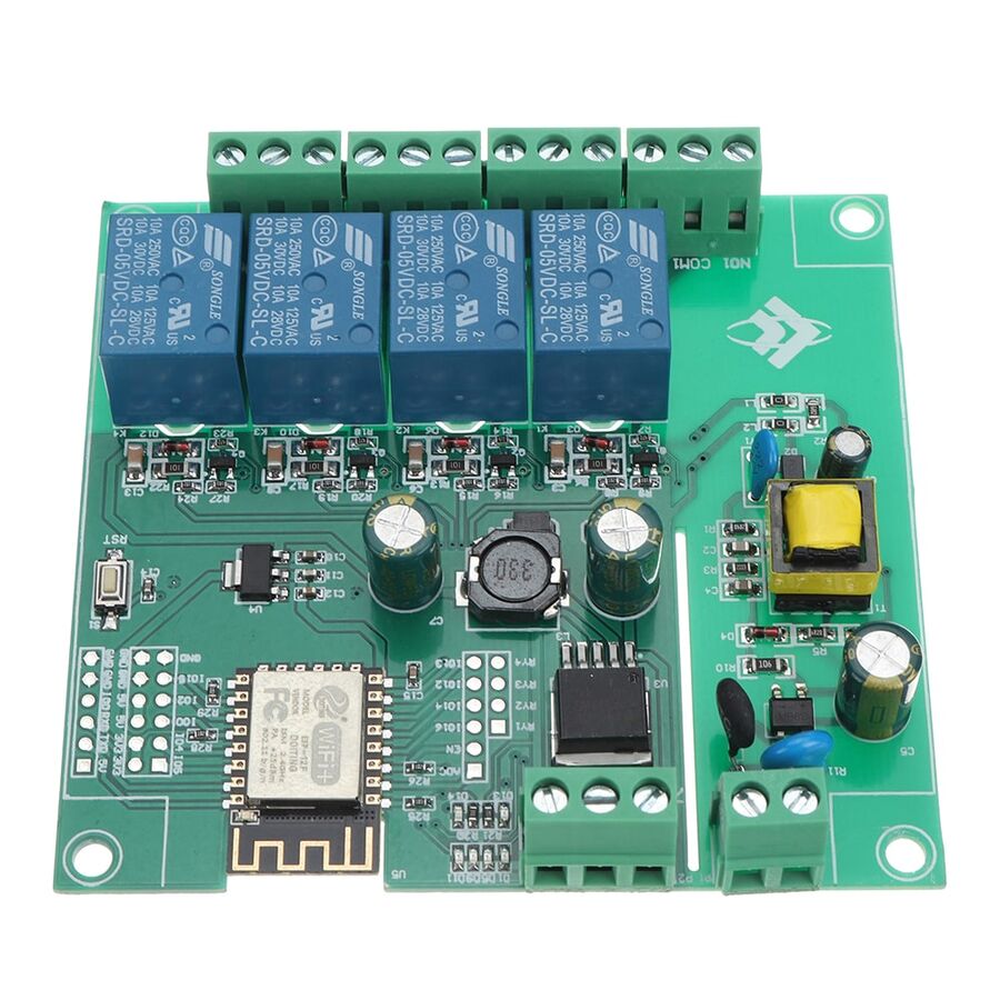 Esp-12F 4 Kanallı Röle Modülü