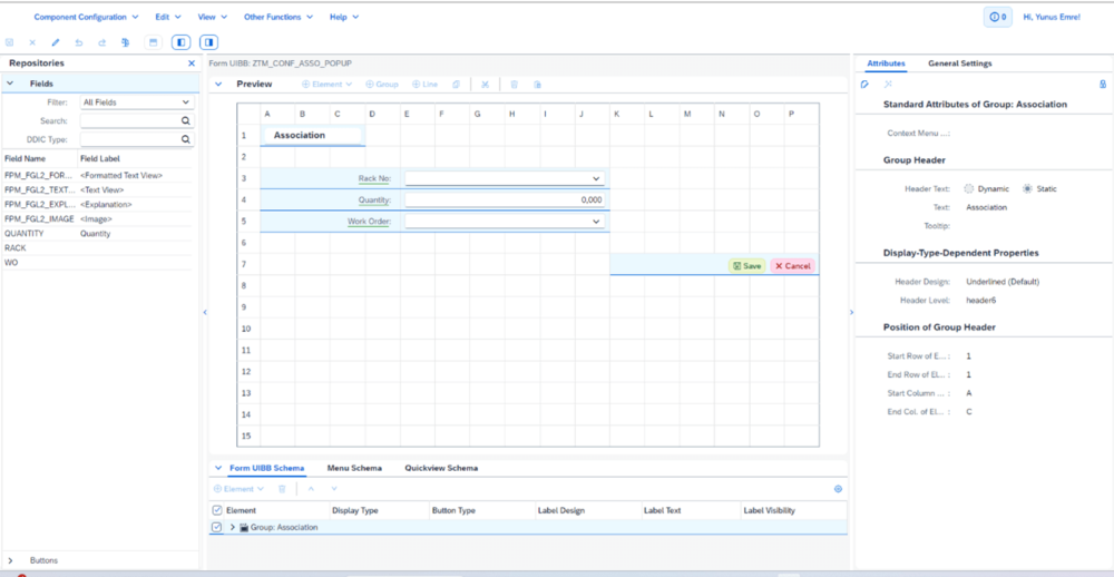 SAP FPM Application