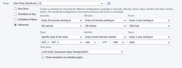 Advanced Scheduler Advanced Scheduler